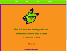 Tablet Screenshot of plntjuice.com